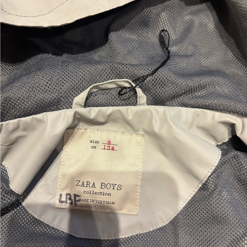 Zara Tan Hooded Raincoat - Picture 4 of 4